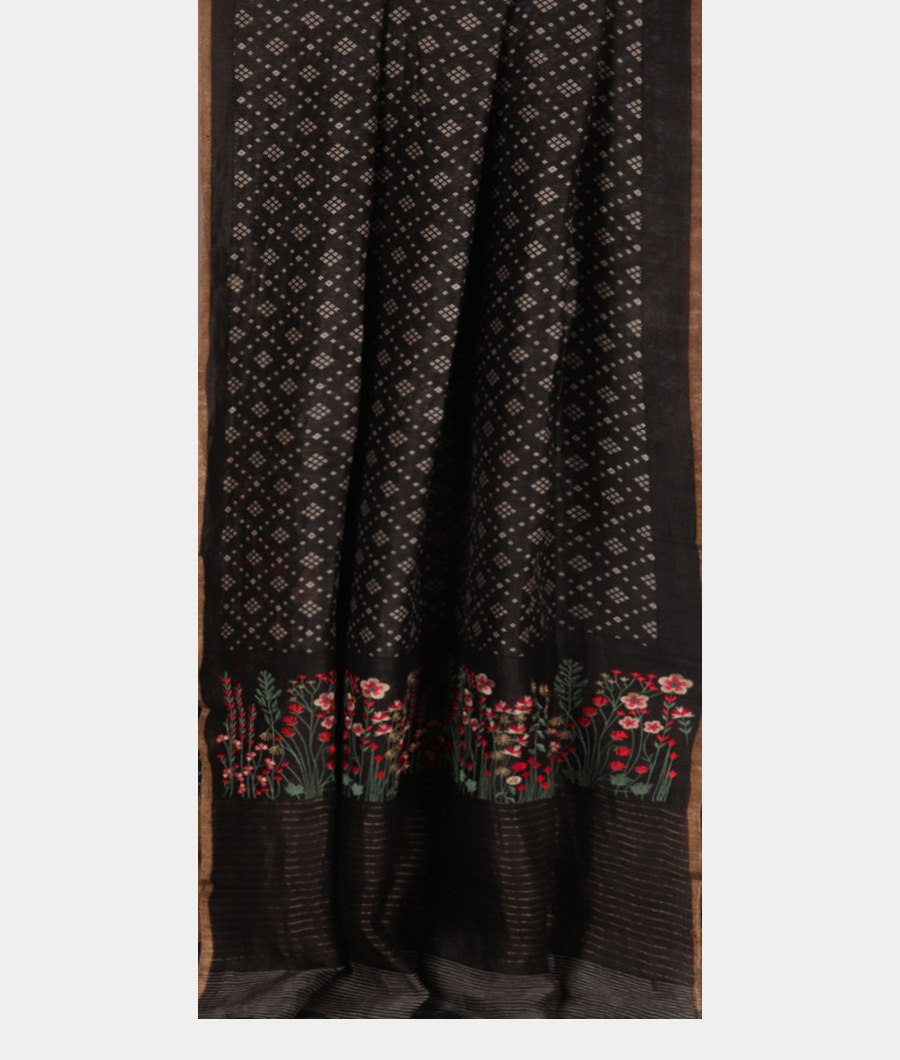 black-linen-printed-saree-t330240-t330240-b