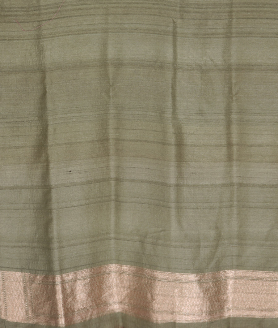 Lavender Tussar Georgette Saree T3354583