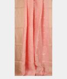 Pink Linen Embroidery Saree T3321732