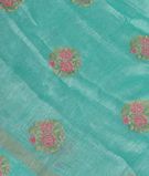 Blue Linen Embroidery Saree T3356711