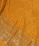 Yellow Crepe Silk Saree T3071531