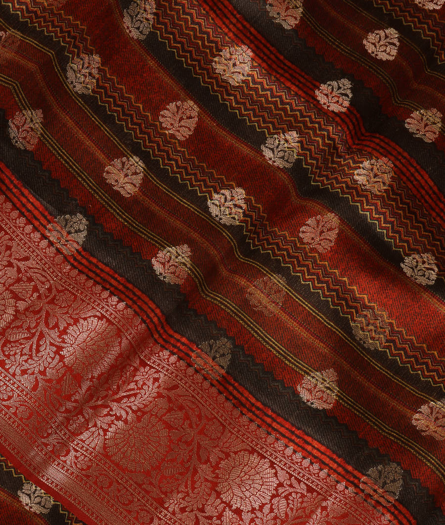 Multicolour Chaniya Silk Saree T293066-image