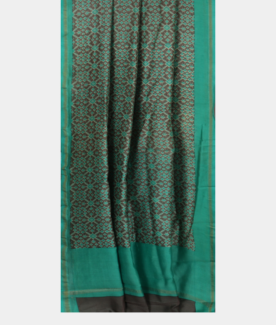 Grey Soft Printed Cotton Saree T3351122