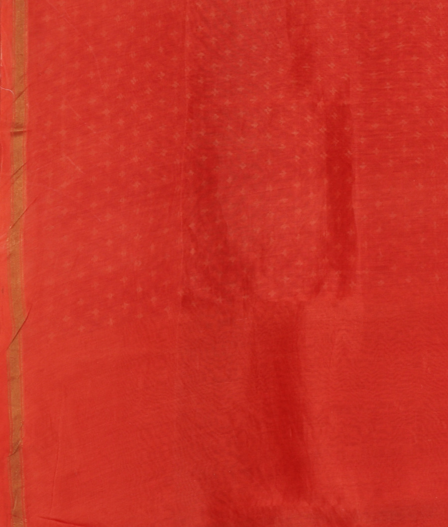 Red Soft Printed Cotton Saree T3351533