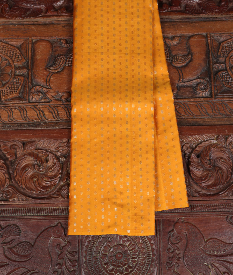 Yellow Handwoven Kanjivaram Silk Saree T337111-image