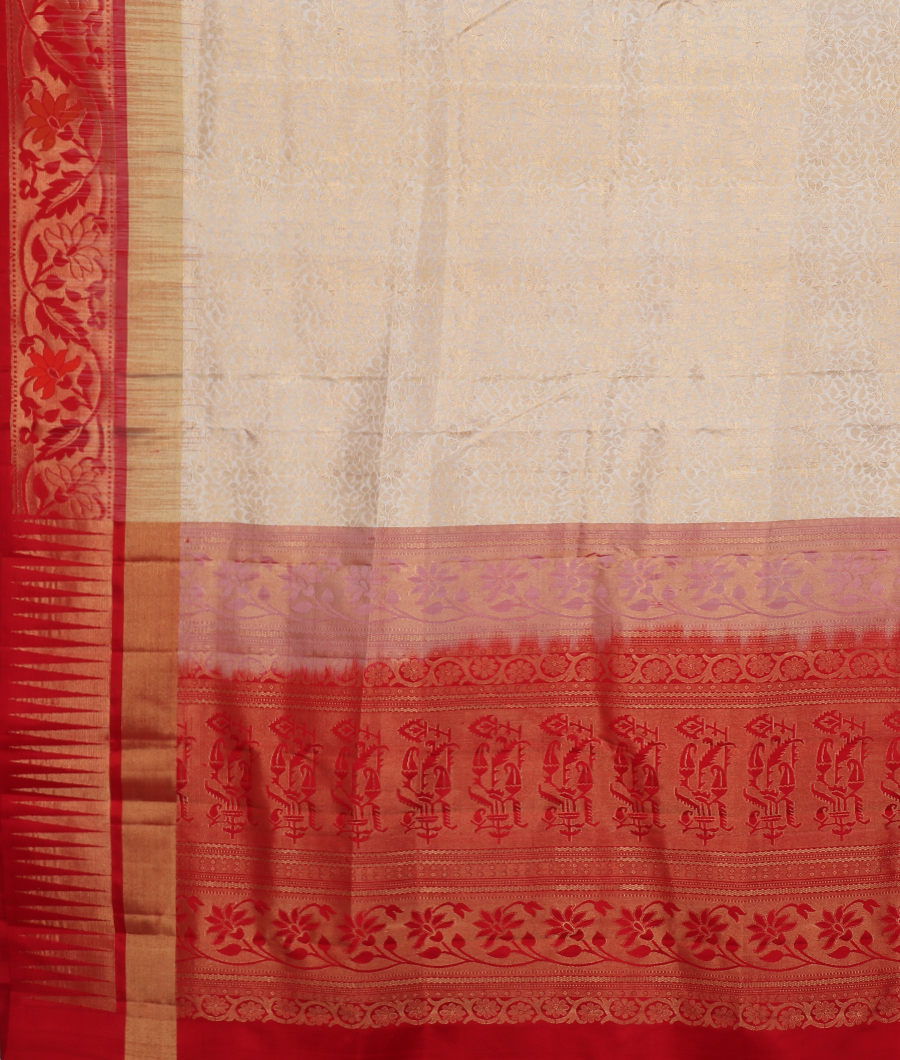 White Soft Silk Saree T3370094