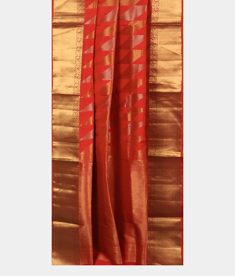 Pinkish Orange Soft Silk Saree T3361882