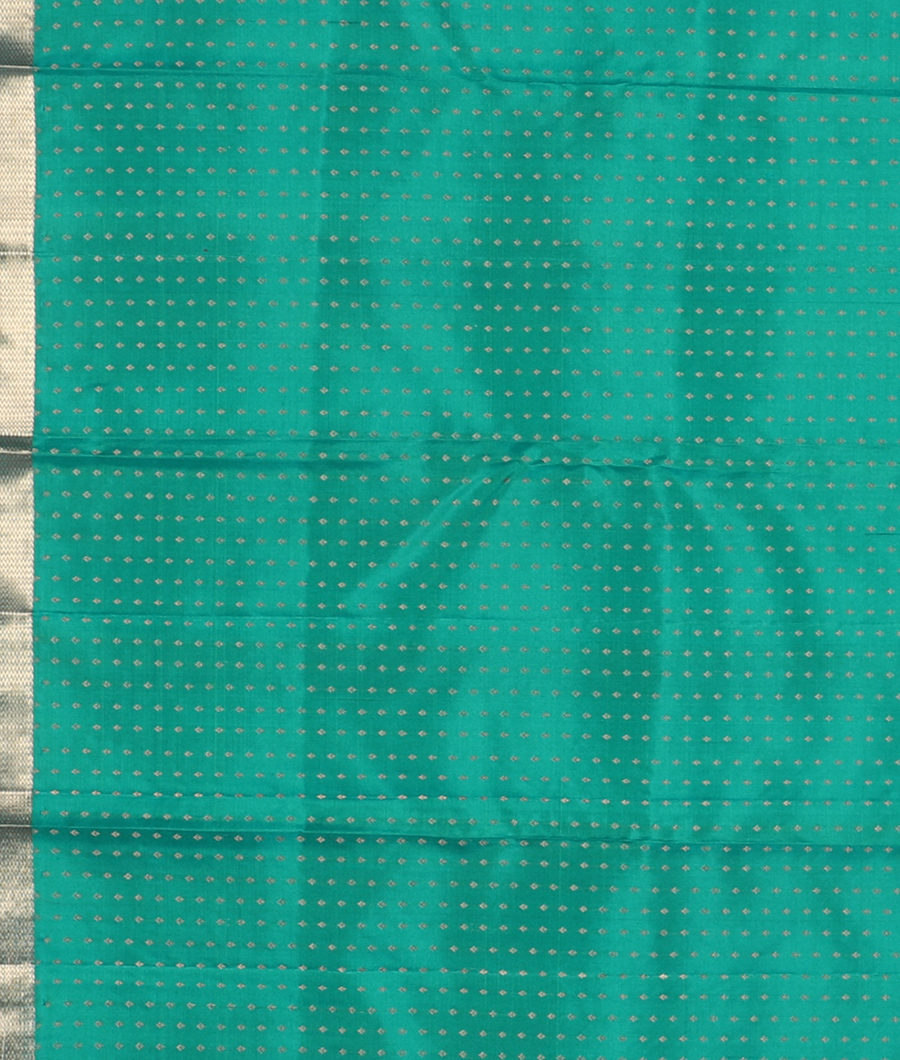 Pinkish Orange Handwoven Kanjivaram Silk Saree T3362543