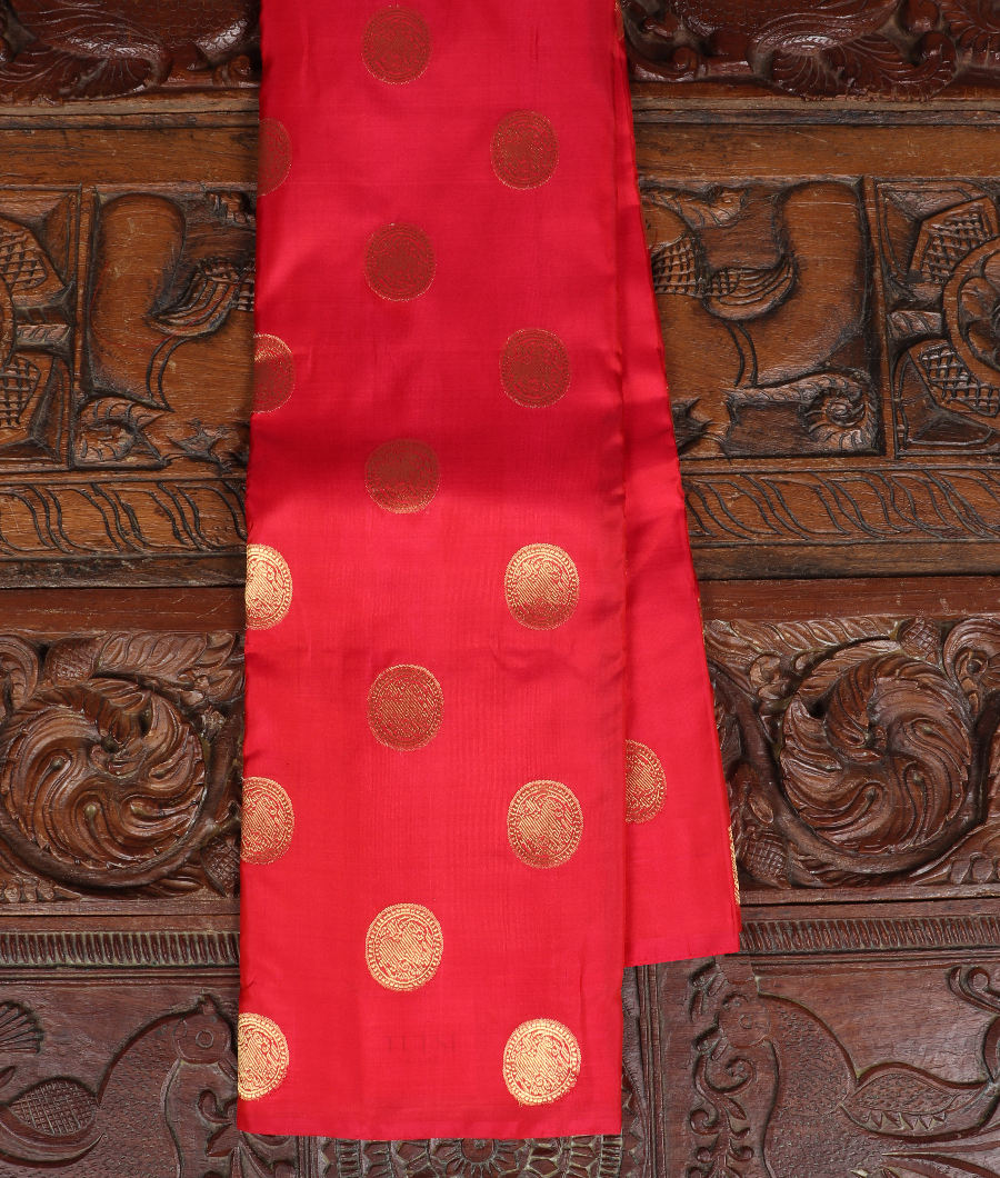 Red Handwoven Kanjivaram Silk Saree T273922-image