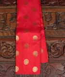 Red Handwoven Kanjivaram Silk Saree T2739221