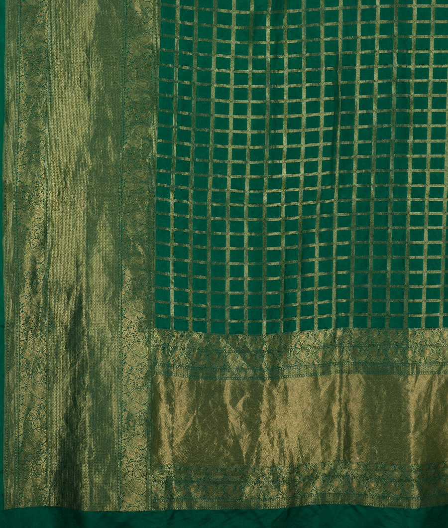 Green Mysore Silk Saree T3238604