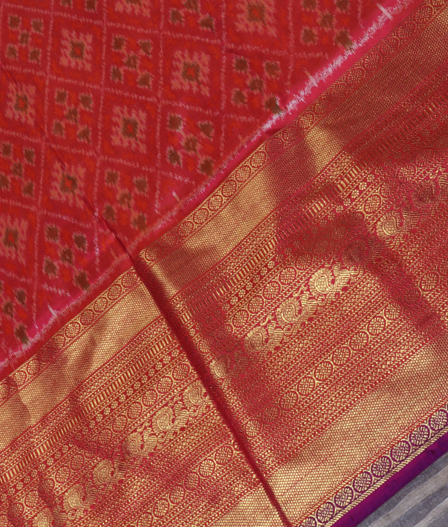 Grey Twill Kanjivaram Silk Saree T3334144