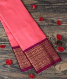 Pink Twill Kanjivaram Silk Saree T3334101