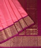 Pink Twill Kanjivaram Silk Saree T3334102