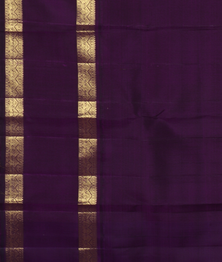 Yellow Handwoven Kanjivaram Silk Saree T3296173