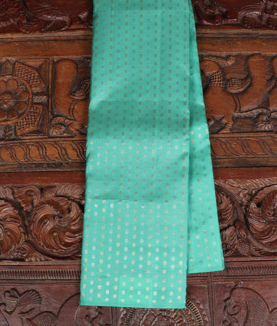 Green Handwoven Kanjivaram Silk Saree T337115-image