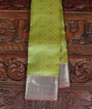 Yellowish Green Handwoven Kanjivaram Silk Saree T3167101