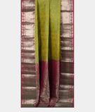 Yellowish Green Handwoven Kanjivaram Silk Saree T3167102