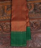Red and Green Handwoven Kanjivaram Silk Saree T3341501