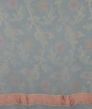 Bluish Grey Banaras Georgette Silk Saree T2556113