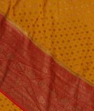 Yellow Banaras Georgette Silk Saree T2669151