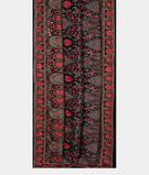 Black Georgette Silk Embroidery Saree T3293492