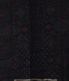Black Georgette Silk Embroidery Saree T3293493
