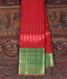 Red Handwoven Kanjivaram Silk Saree T2912741