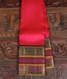 Orangish Pink Handwoven Kanjivaram Silk Saree T3315151