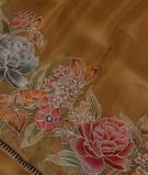 Beige Kora Organza Embroidery Saree T3209611