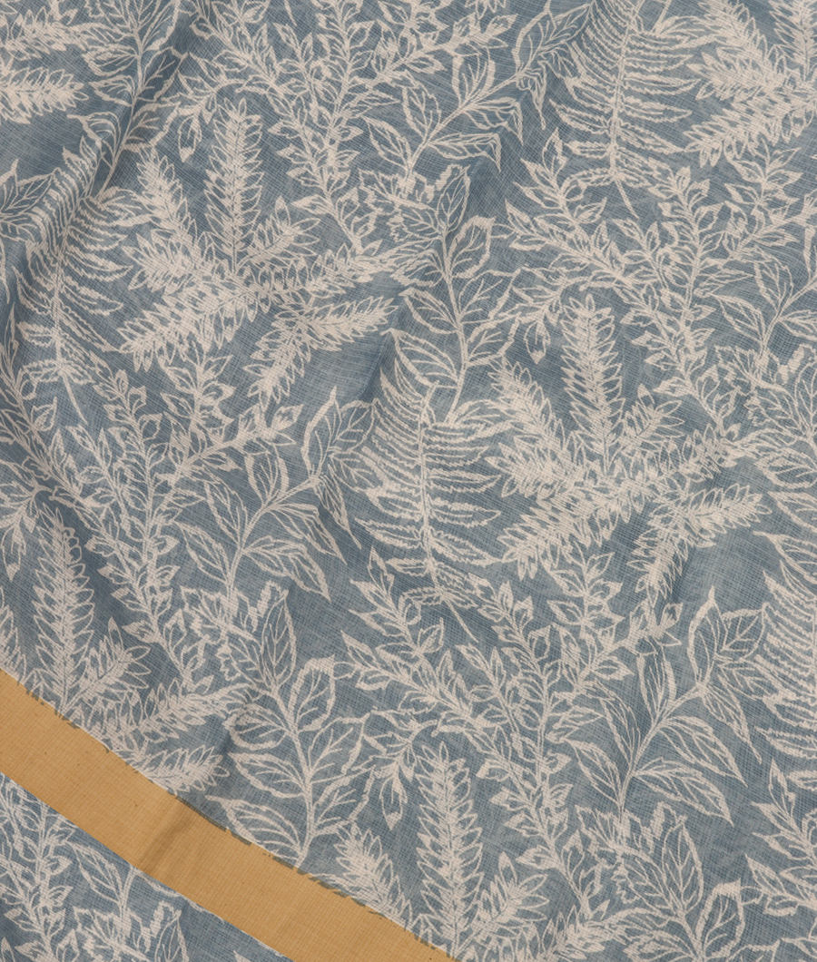 Light Blue Kota Cotton Saree T313690-image