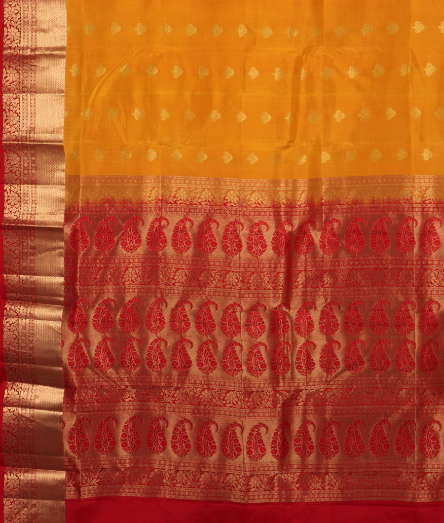 Yellow Soft Silk Saree T3368914