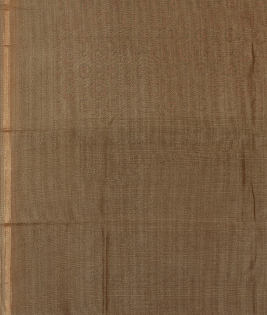 Green Soft Printed Cotton Saree T3355793