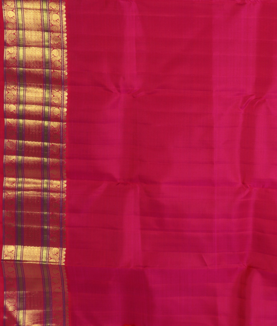 Green Handwoven Kanjivaram Silk Saree T3371803