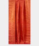 Orangish Pink Handwoven Kanjivaram Silk Saree T3374932