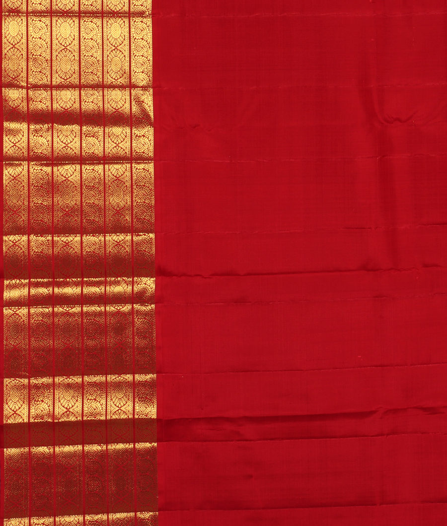 Yellowish Green Handwoven Kanjivaram Silk Saree T3274773