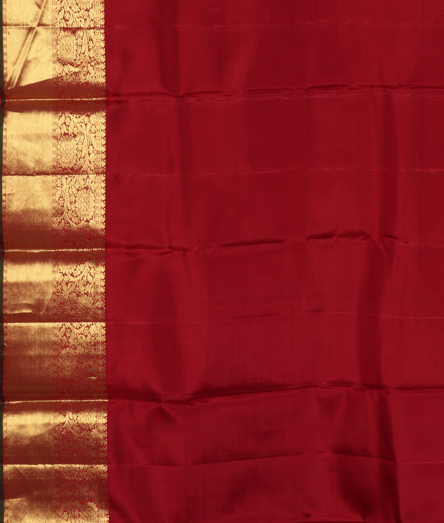 Green Handwoven Kanjivaram Silk Saree T2052873