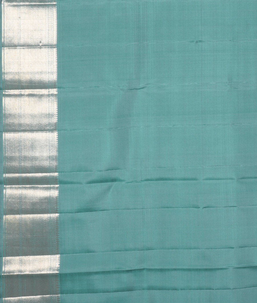 Blue Handwoven Kanjivaram Silk Saree T3323493