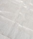 White Handwoven Linen Saree T2812611