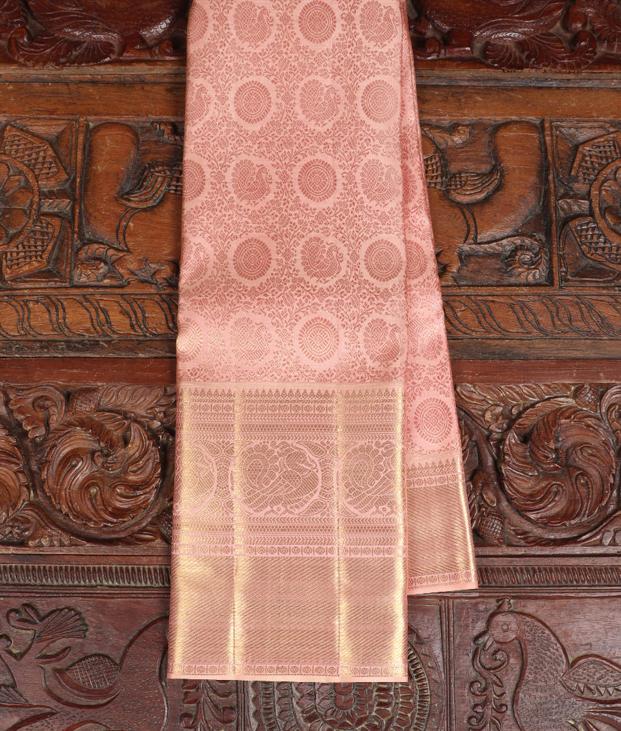 Pink Handwoven Kanjivaram Silk Saree T316223-image