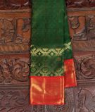 Green Handwoven Kanjivaram Silk Saree T2869491