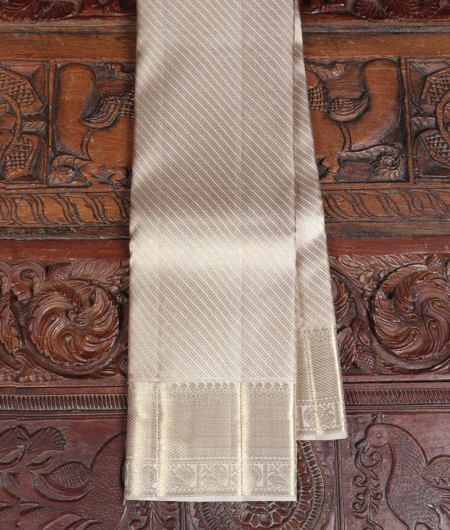 Grey Handwoven Kanjivaram Silk Saree T331198-image