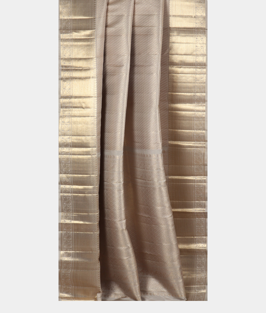 Grey Handwoven Kanjivaram Silk Saree T3311982