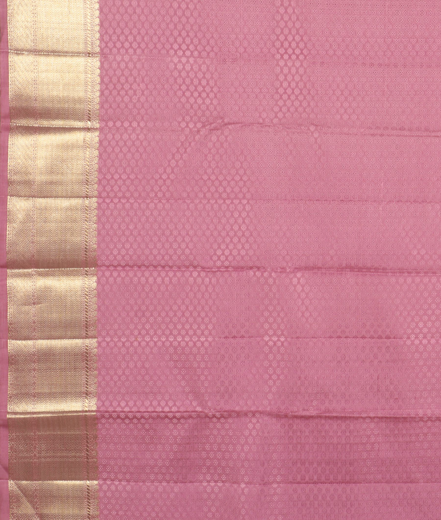 Light Lavender Handwoven Kanjivaram Silk Saree T3040623