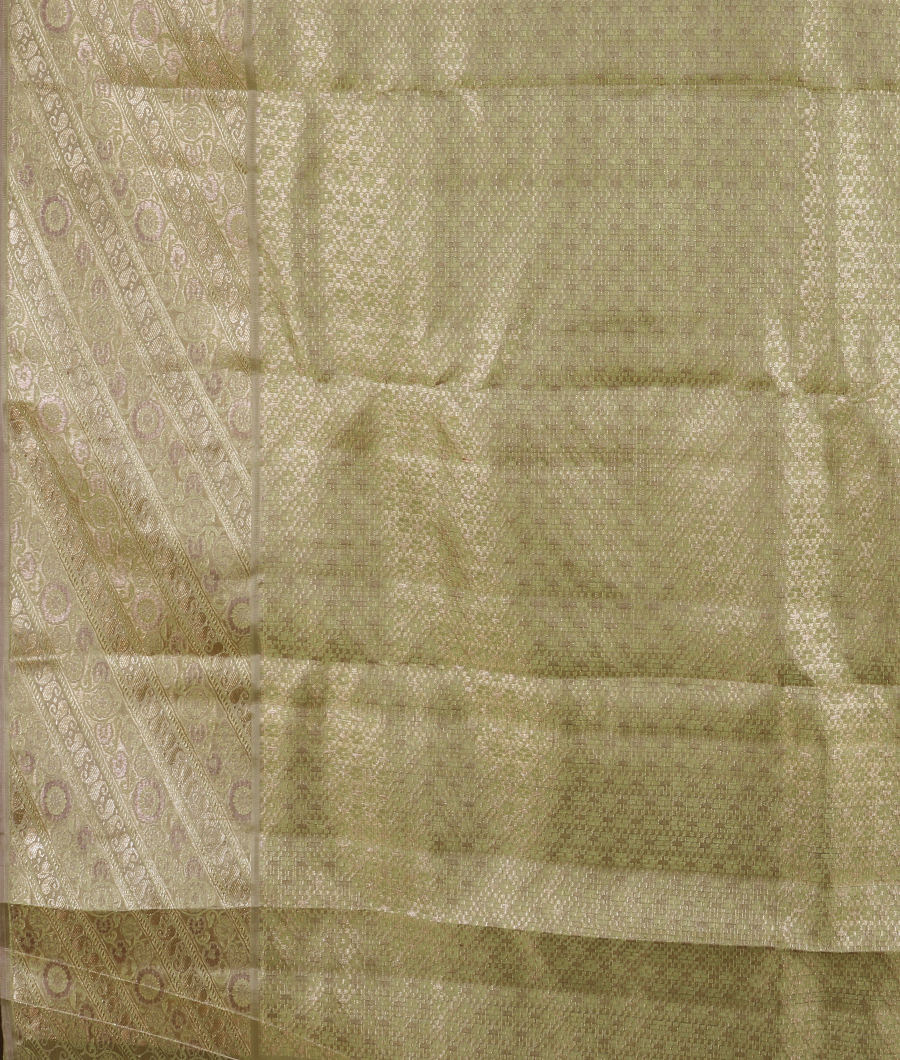 Blue Handwoven Kanjivaram Silk Saree T3315473