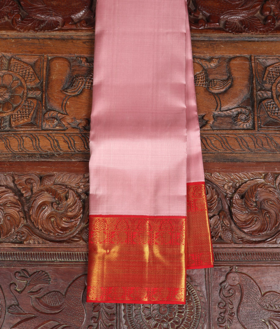 Pink Handwoven Kanjivaram Silk Saree T302699-image