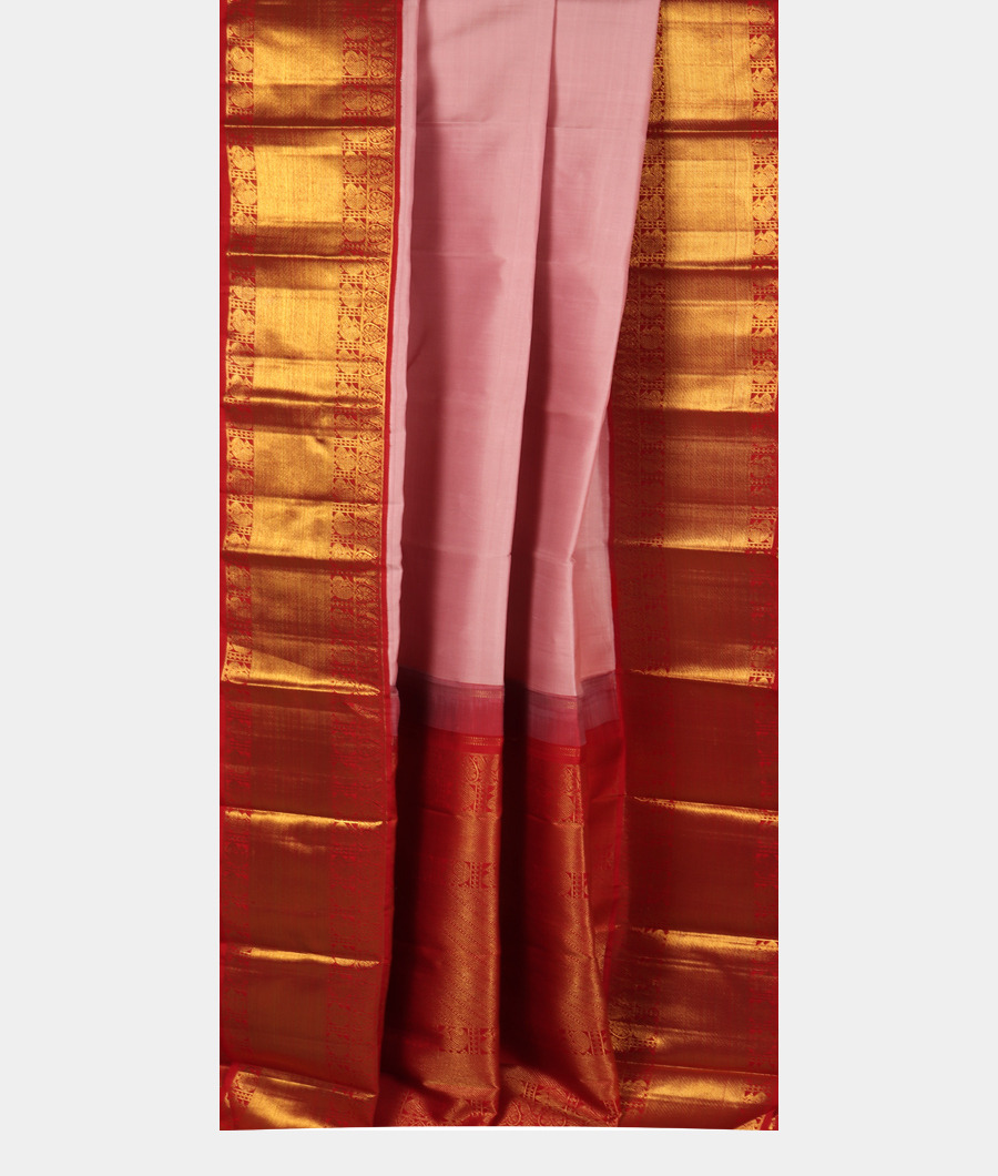 Pink Handwoven Kanjivaram Silk Saree T3026992