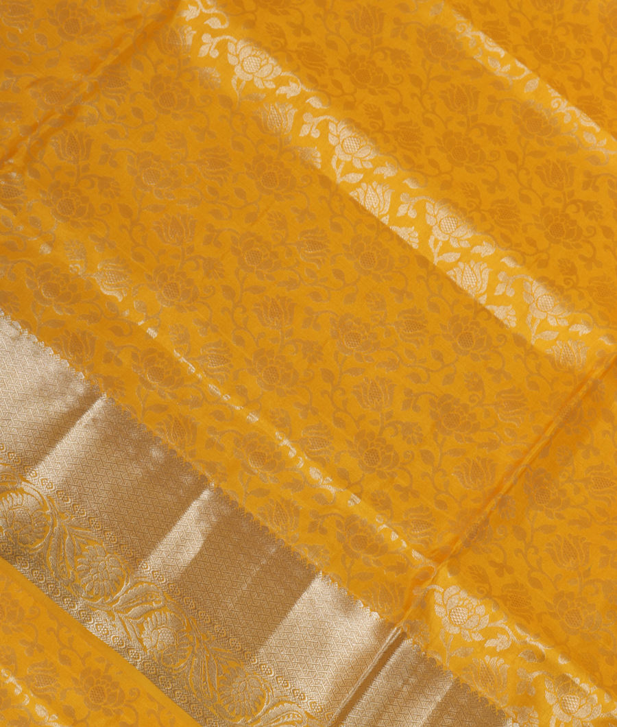 Yellow Soft Silk Saree T336213-image