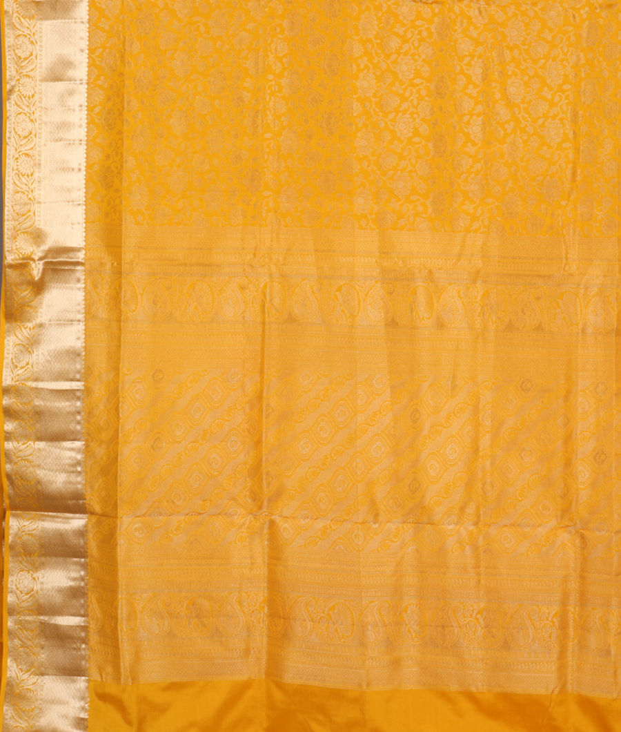 Yellow Soft Silk Saree T3362134
