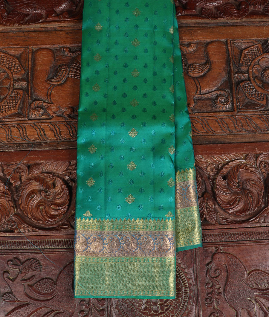 Green Soft Silk Saree T333670-image